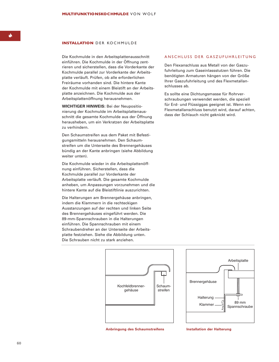 Wolf Multi-Function Cooktop User Manual | Page 59 / 63