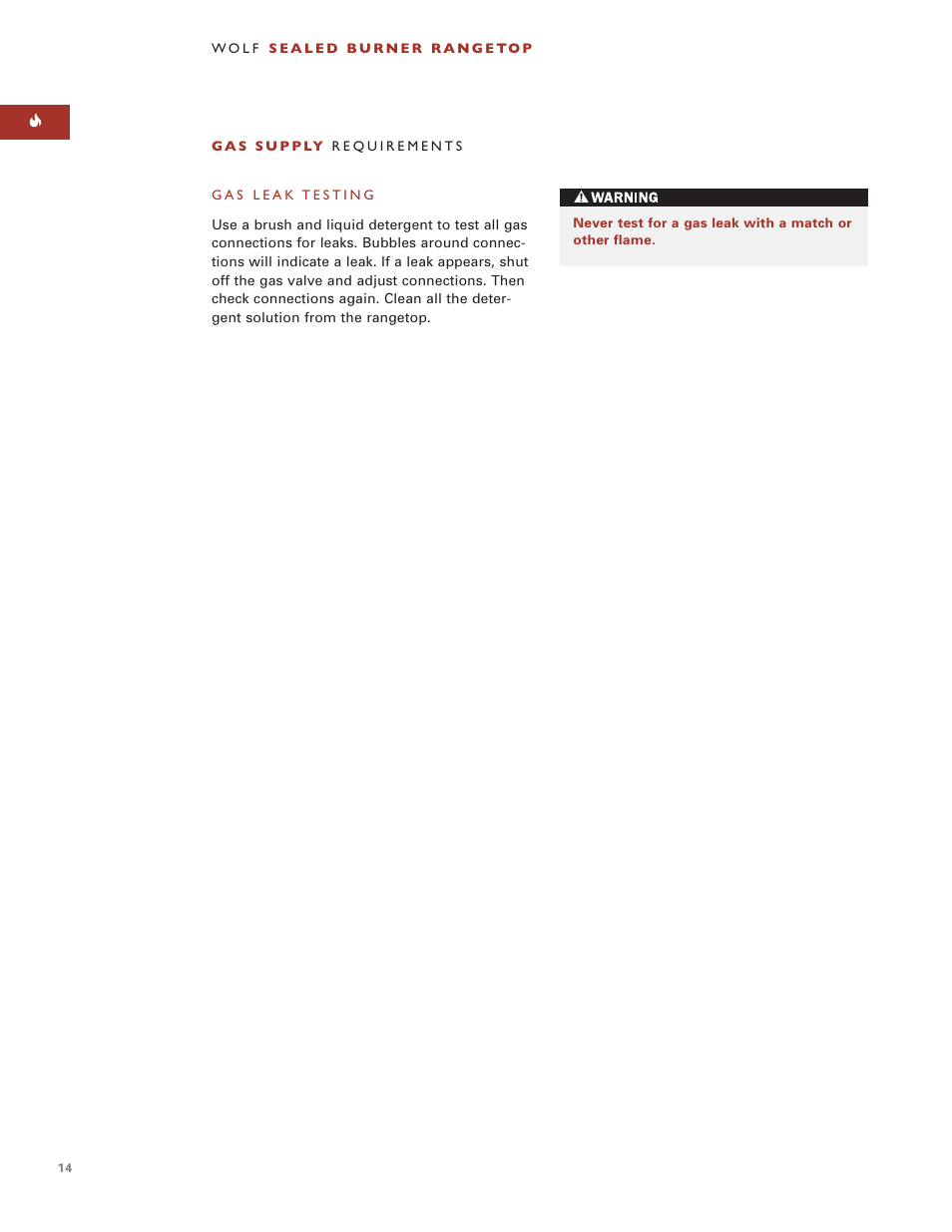 Wolf ICBSRT304 User Manual | Page 14 / 74