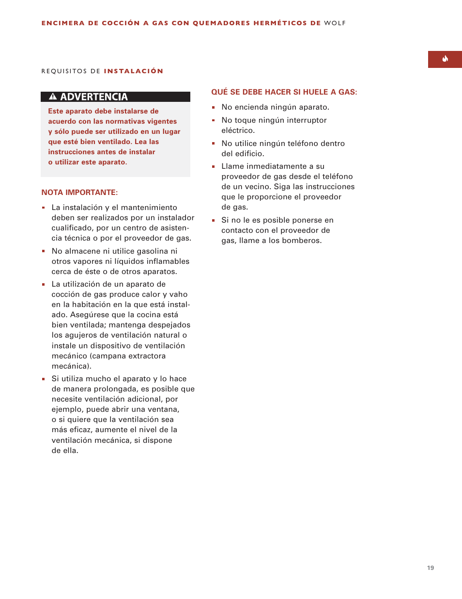Wolf ICBSRT304 User Manual | Page 19 / 74