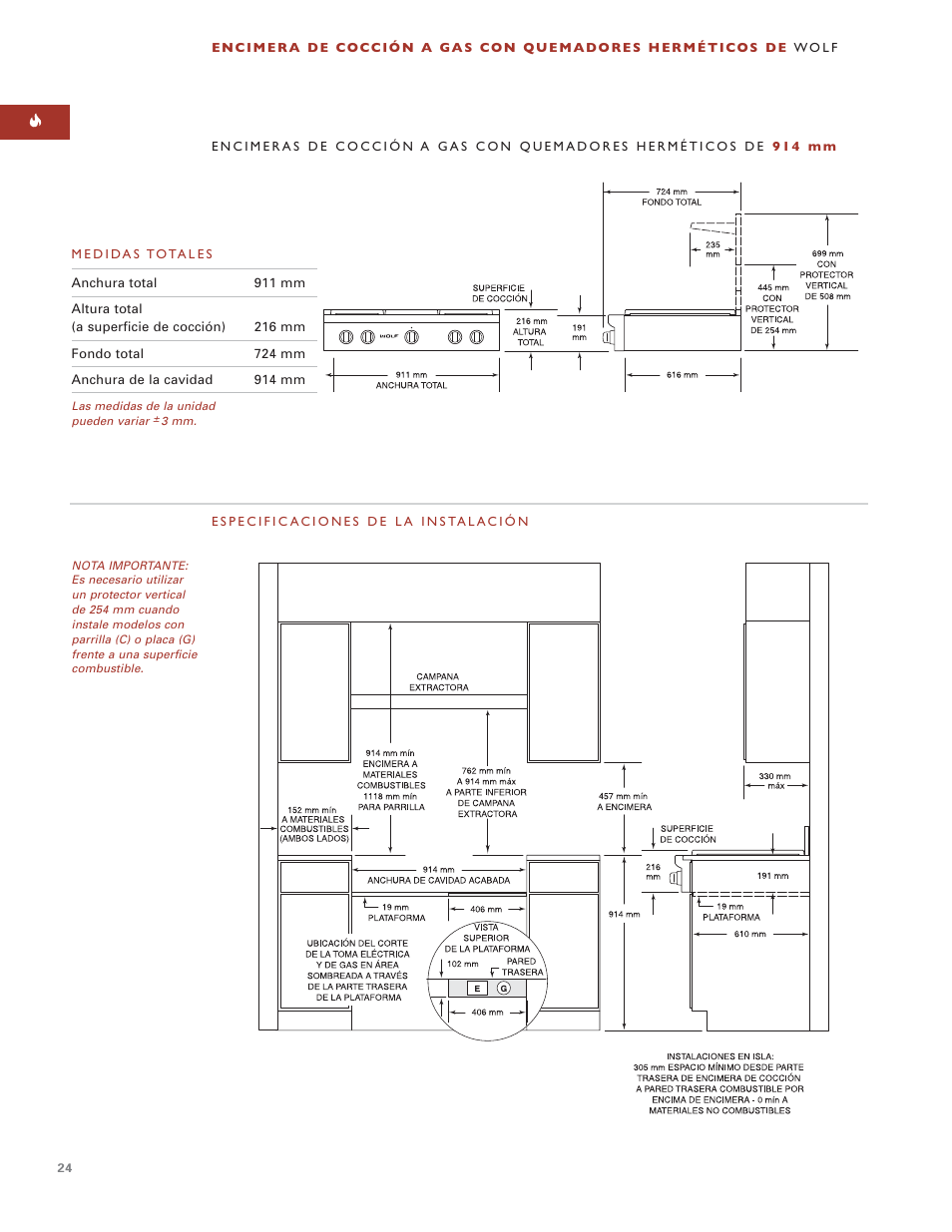 Wolf ICBSRT304 User Manual | Page 24 / 74