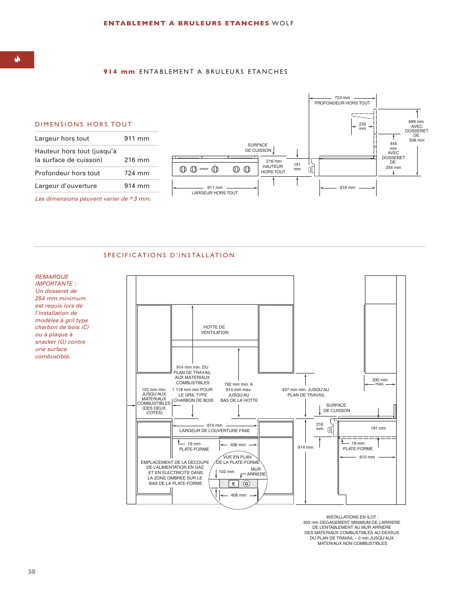 Wolf ICBSRT304 User Manual | Page 38 / 74