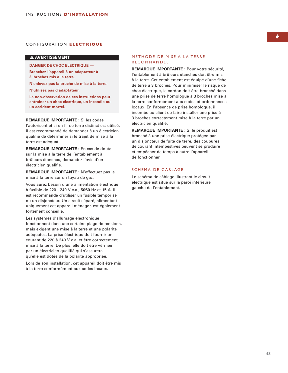 Wolf ICBSRT304 User Manual | Page 43 / 74