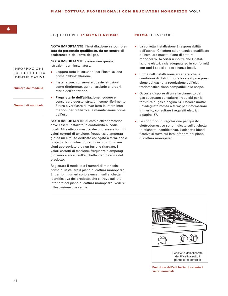 Wolf ICBSRT304 User Manual | Page 48 / 74