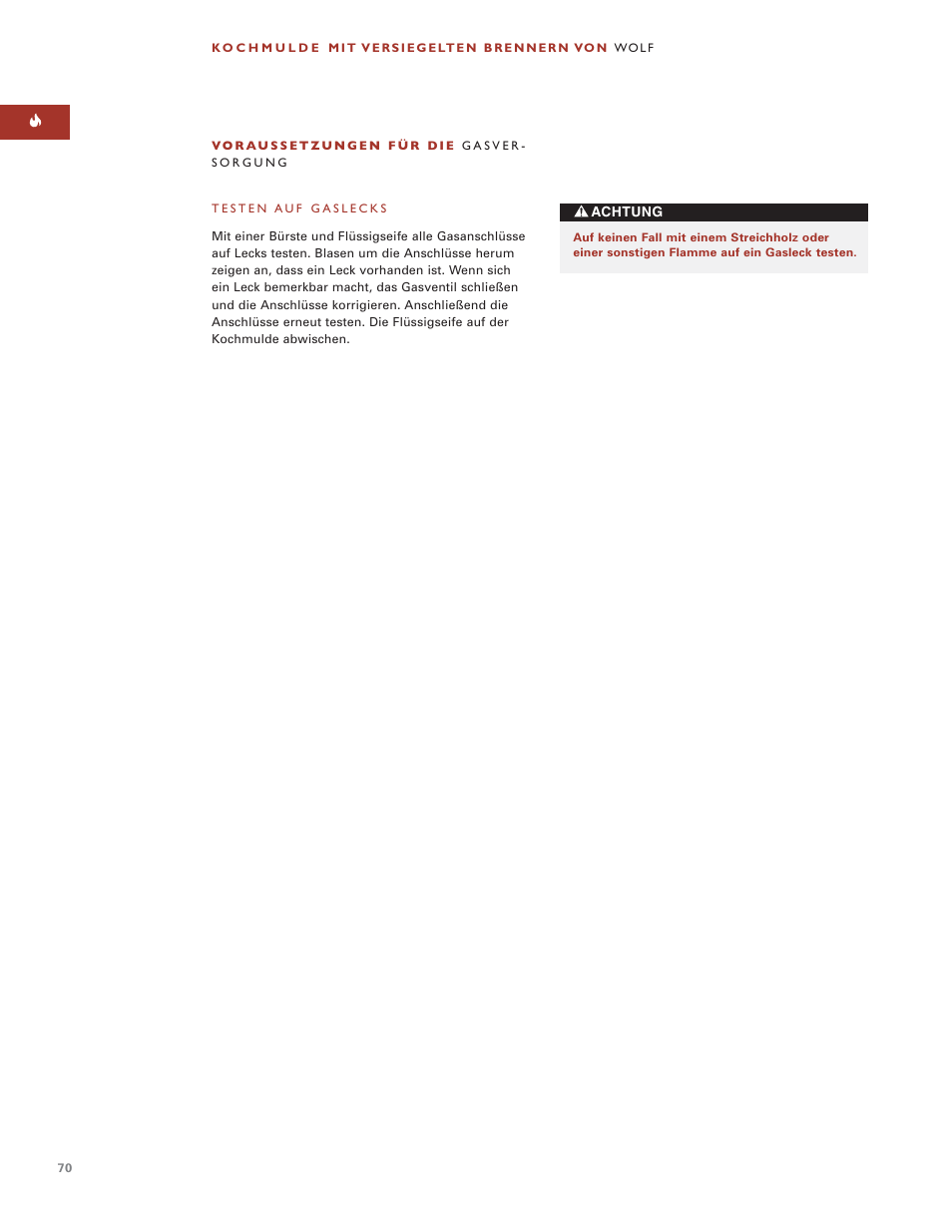 Wolf ICBSRT304 User Manual | Page 70 / 74
