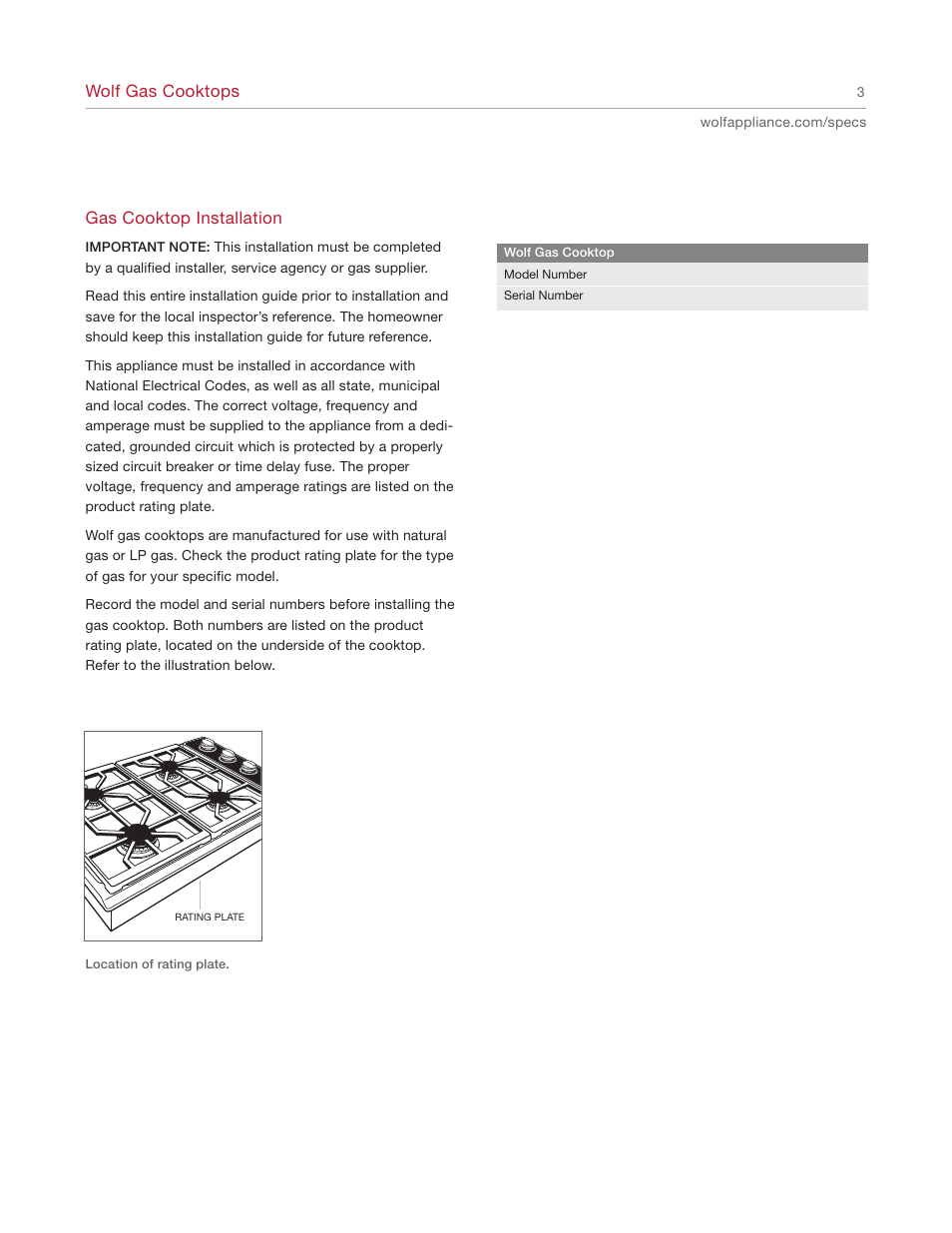 Wolf REV-A 5/2010 814990 User Manual | Page 3 / 16