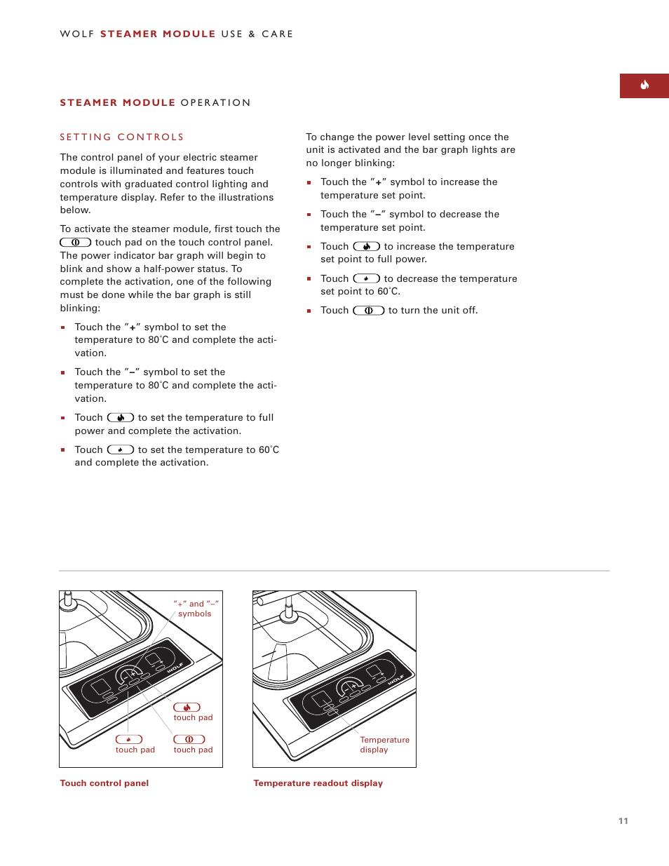 Wolf Steamer User Manual | Page 10 / 59