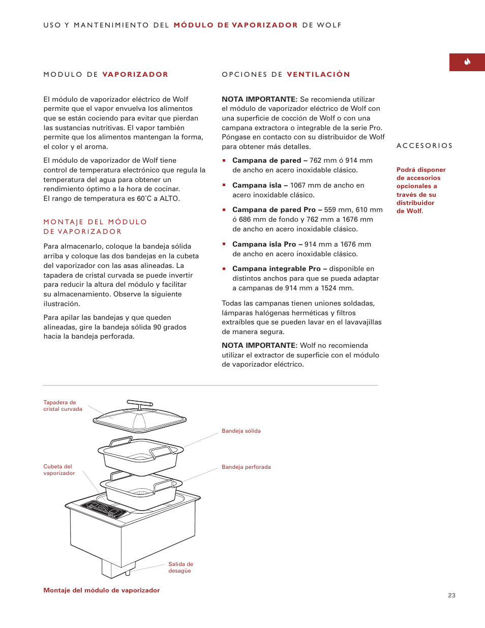 Wolf Steamer User Manual | Page 22 / 59
