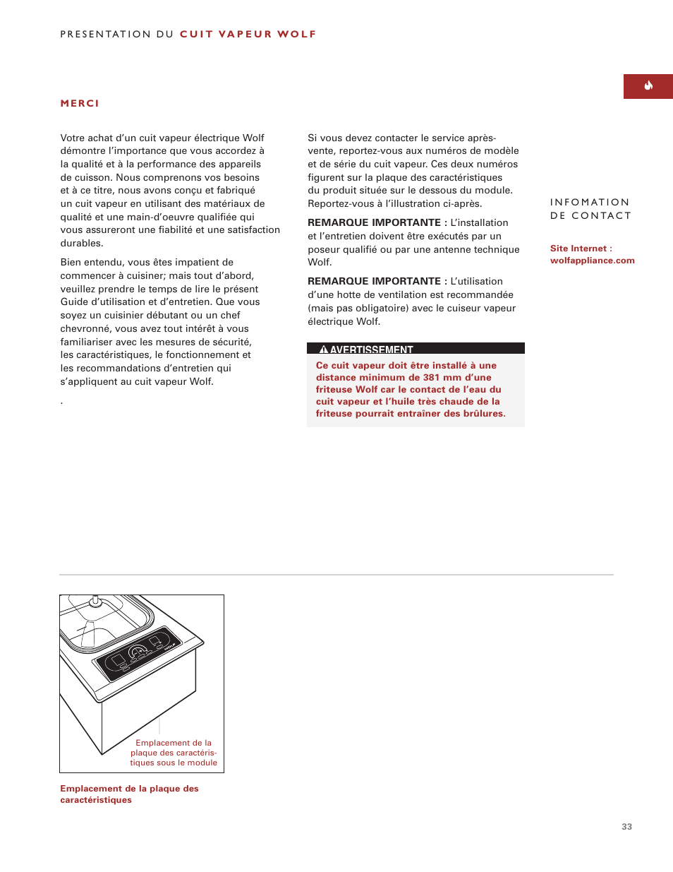 Wolf Steamer User Manual | Page 32 / 59