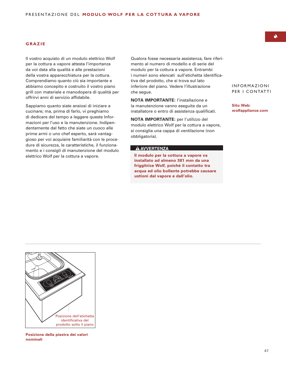 Wolf Steamer User Manual | Page 46 / 59