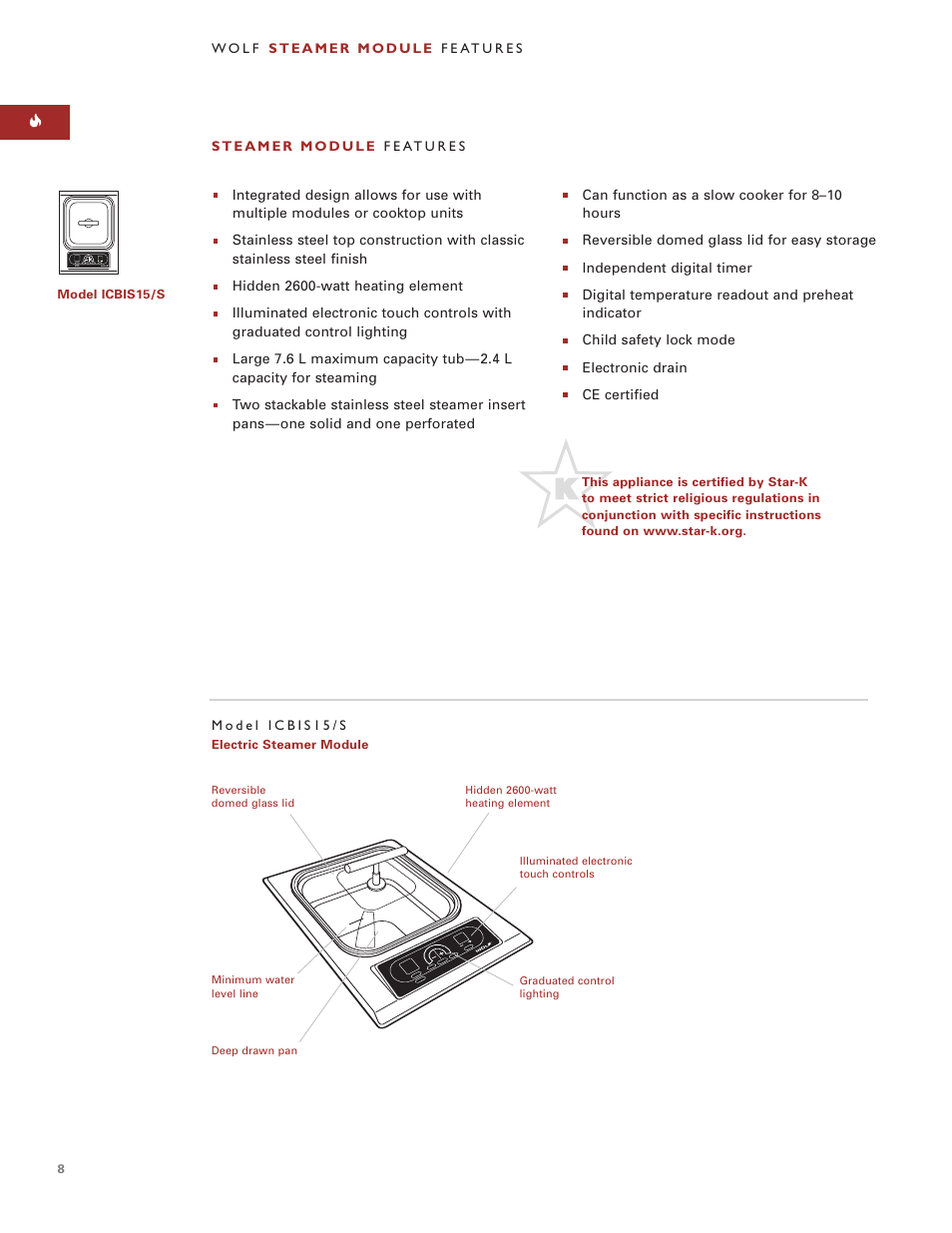 Wolf Steamer User Manual | Page 7 / 59