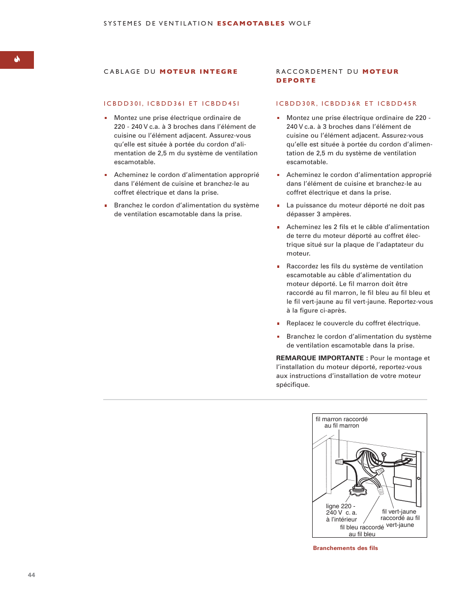 Wolf ICBDD30 User Manual | Page 44 / 74