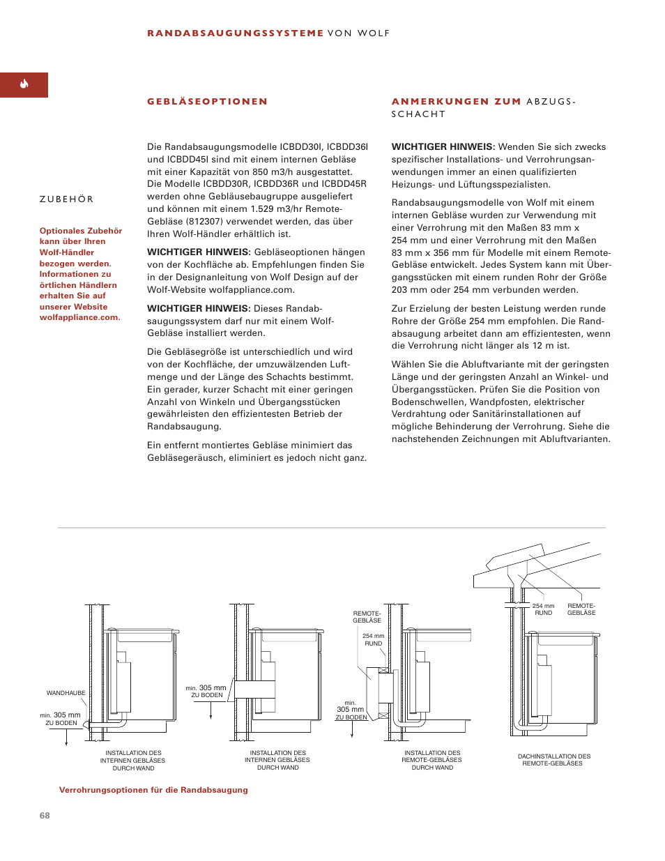 Wolf ICBDD30 User Manual | Page 68 / 74