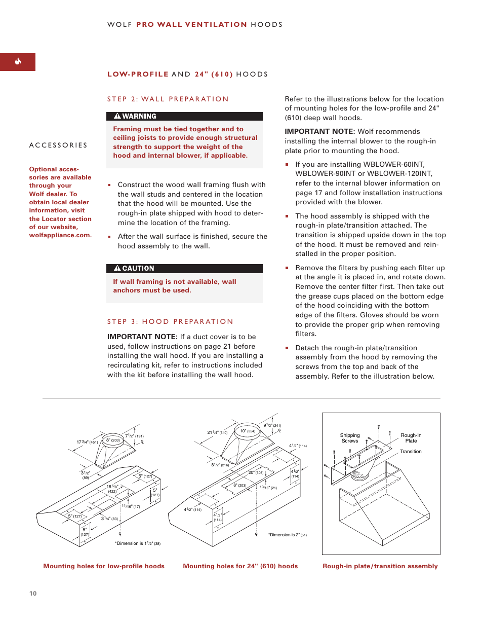 Wolf W302210I User Manual | Page 10 / 24