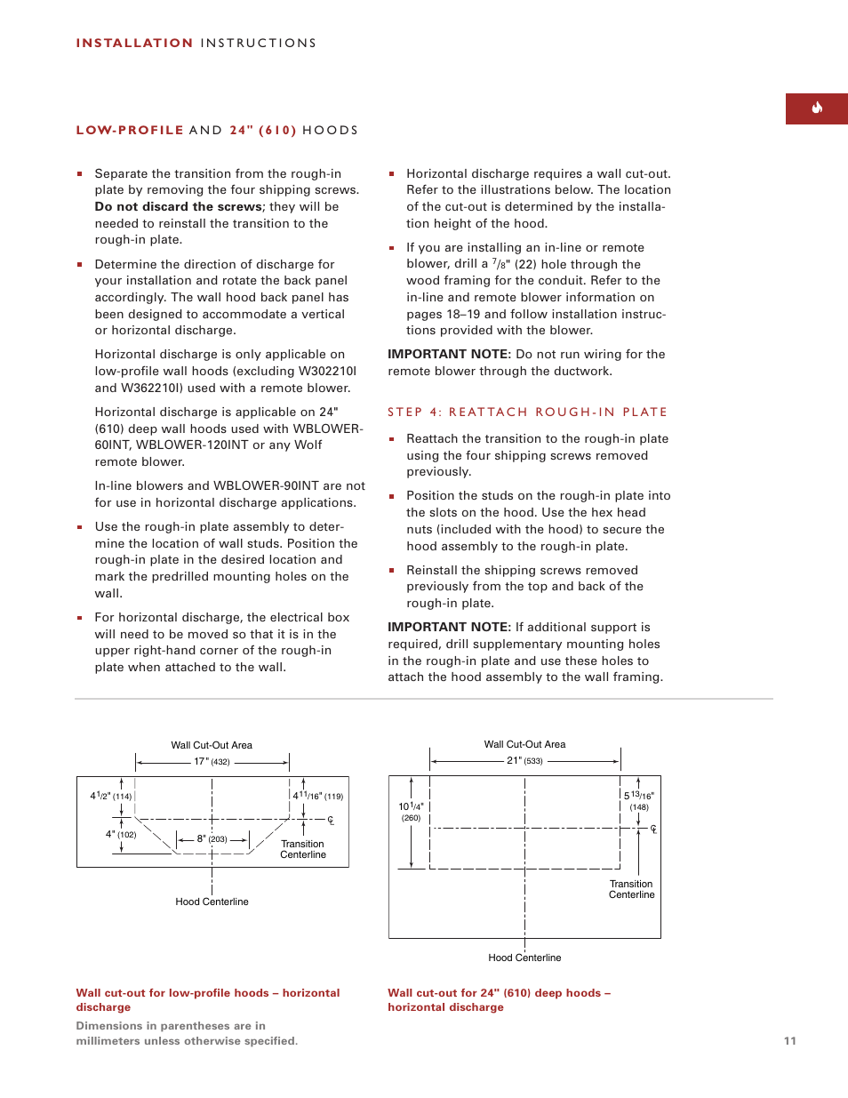 Wolf W302210I User Manual | Page 11 / 24