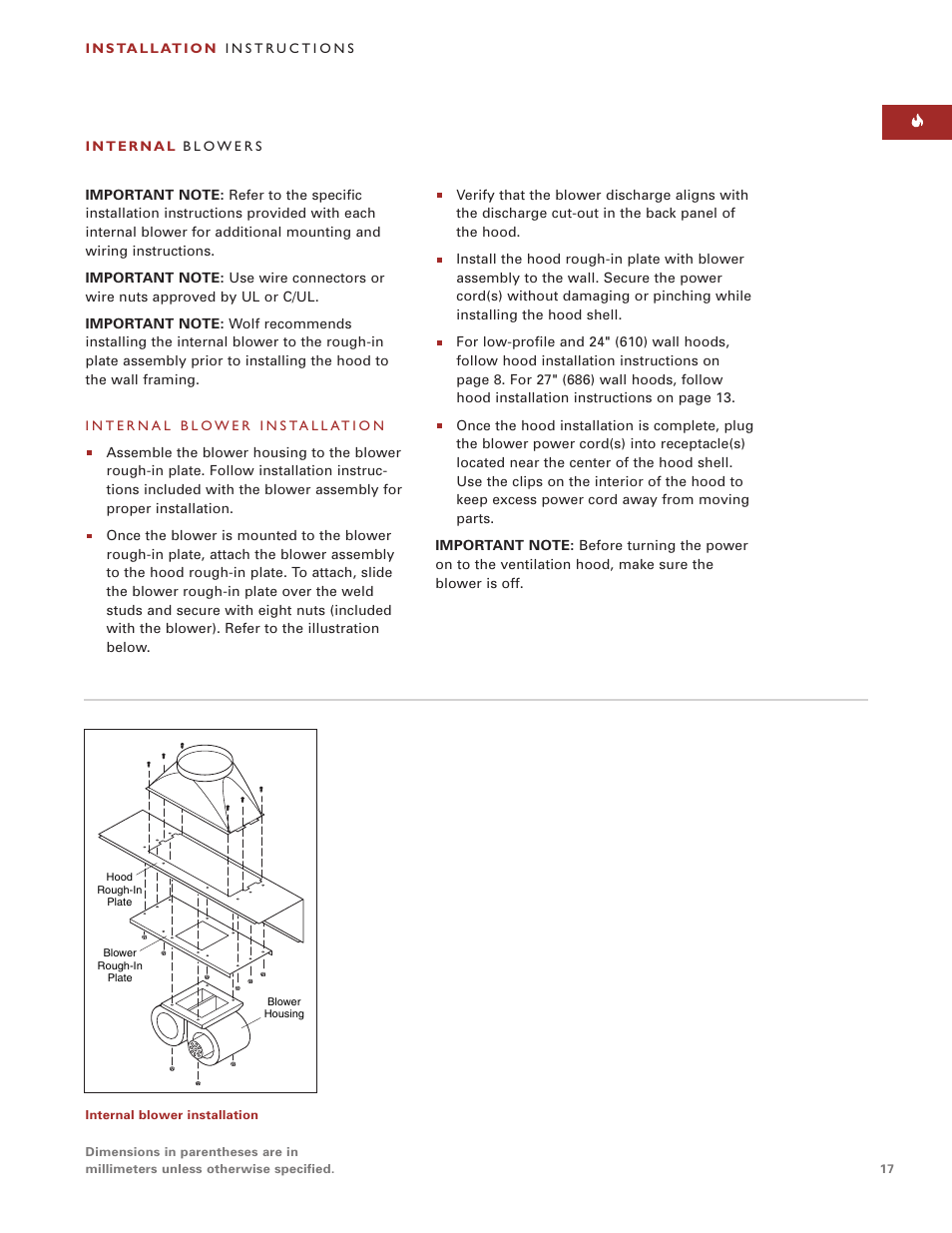 Wolf W302210I User Manual | Page 17 / 24
