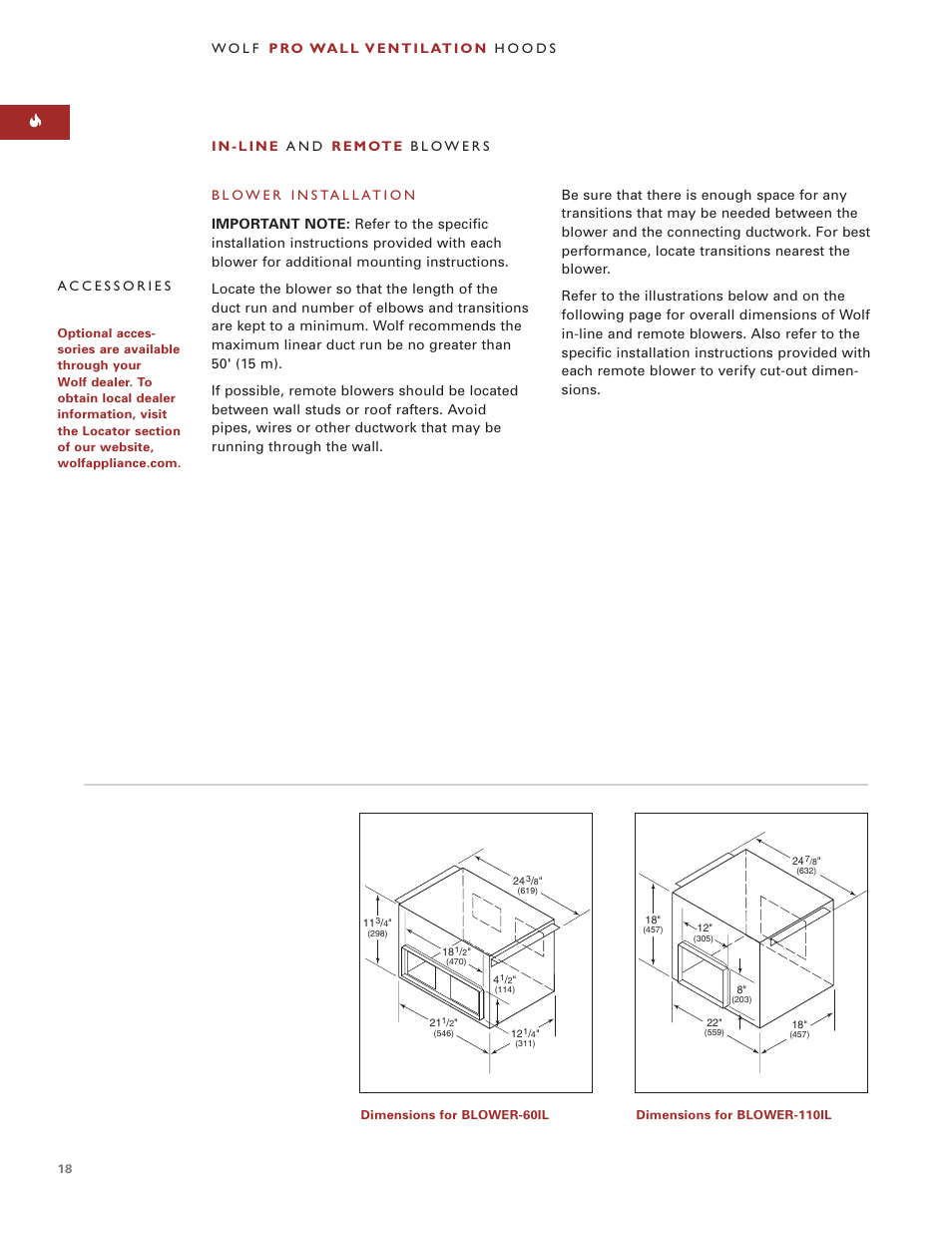Wolf W302210I User Manual | Page 18 / 24