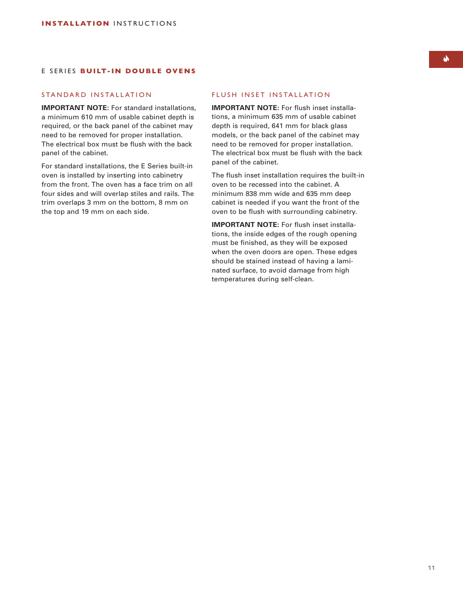 Wolf BUILT-IN OVENS E SERIES User Manual | Page 10 / 93