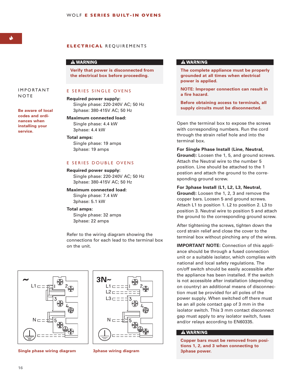 Wolf BUILT-IN OVENS E SERIES User Manual | Page 15 / 93