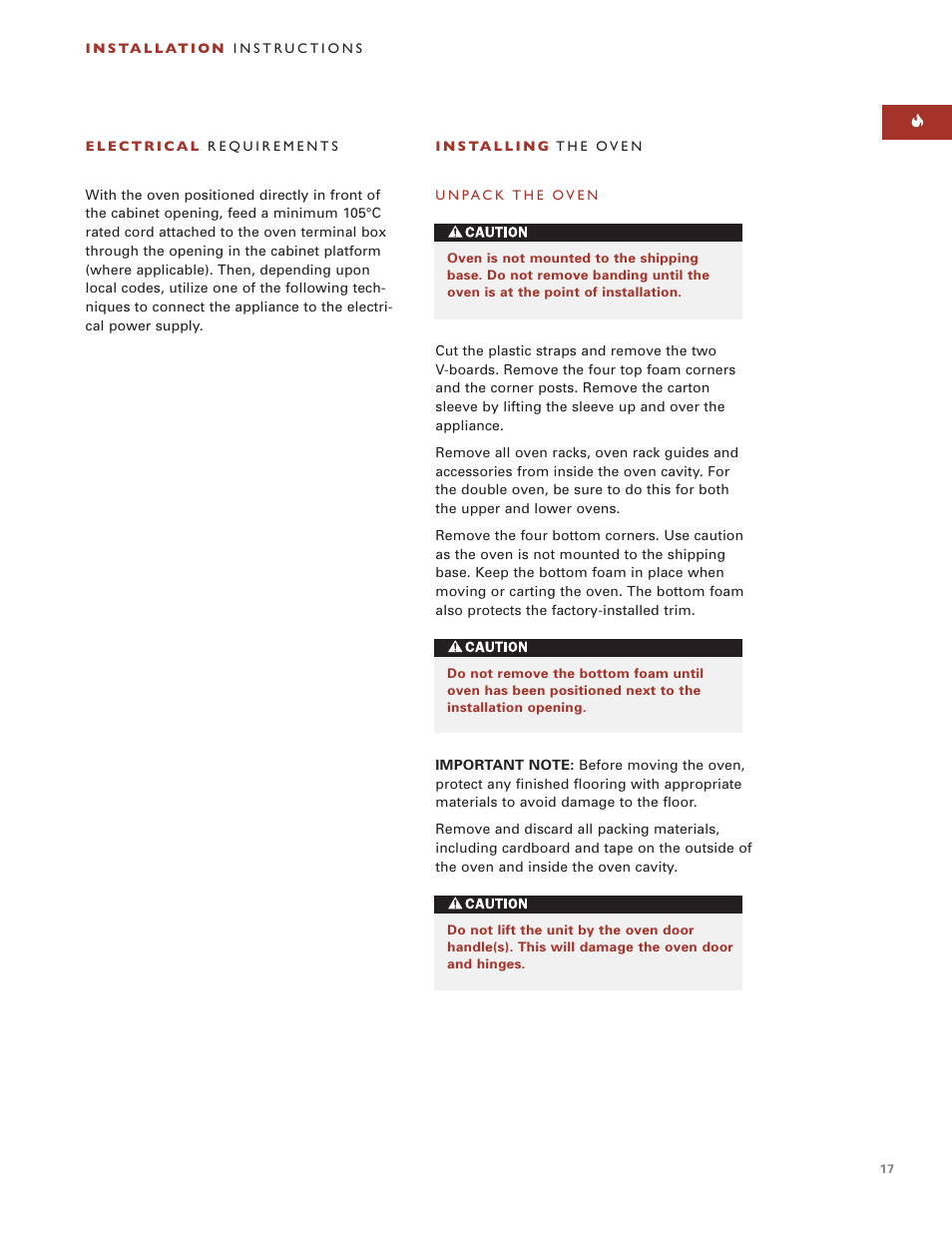 Wolf BUILT-IN OVENS E SERIES User Manual | Page 16 / 93