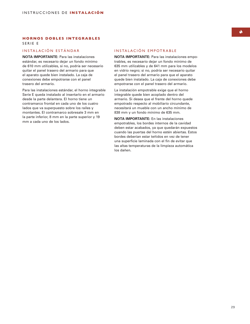 Wolf BUILT-IN OVENS E SERIES User Manual | Page 28 / 93