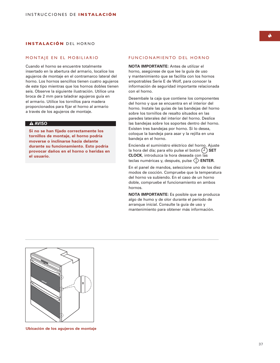 Wolf BUILT-IN OVENS E SERIES User Manual | Page 36 / 93