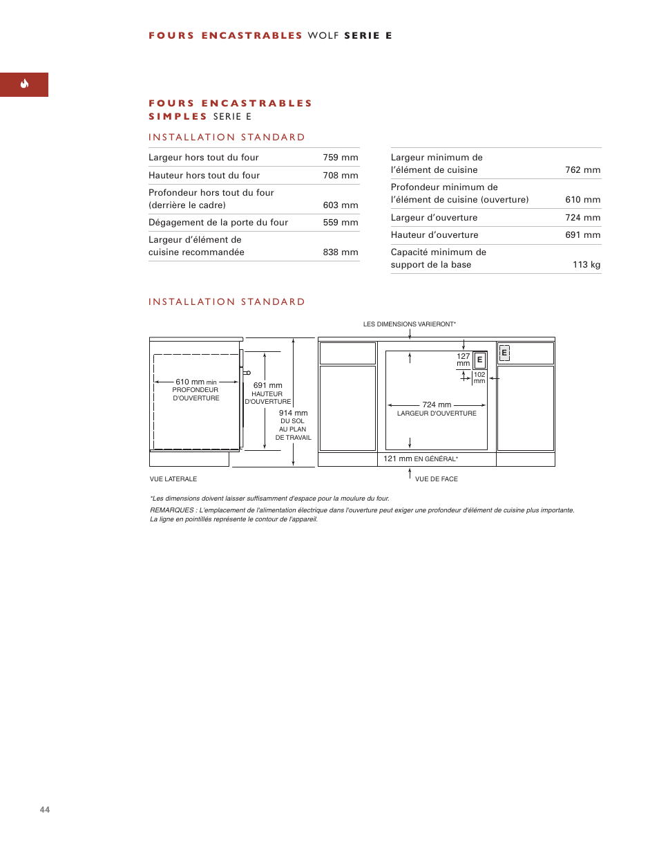Wolf BUILT-IN OVENS E SERIES User Manual | Page 43 / 93