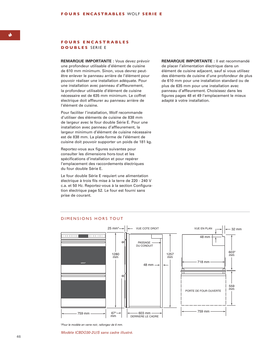 Wolf BUILT-IN OVENS E SERIES User Manual | Page 45 / 93