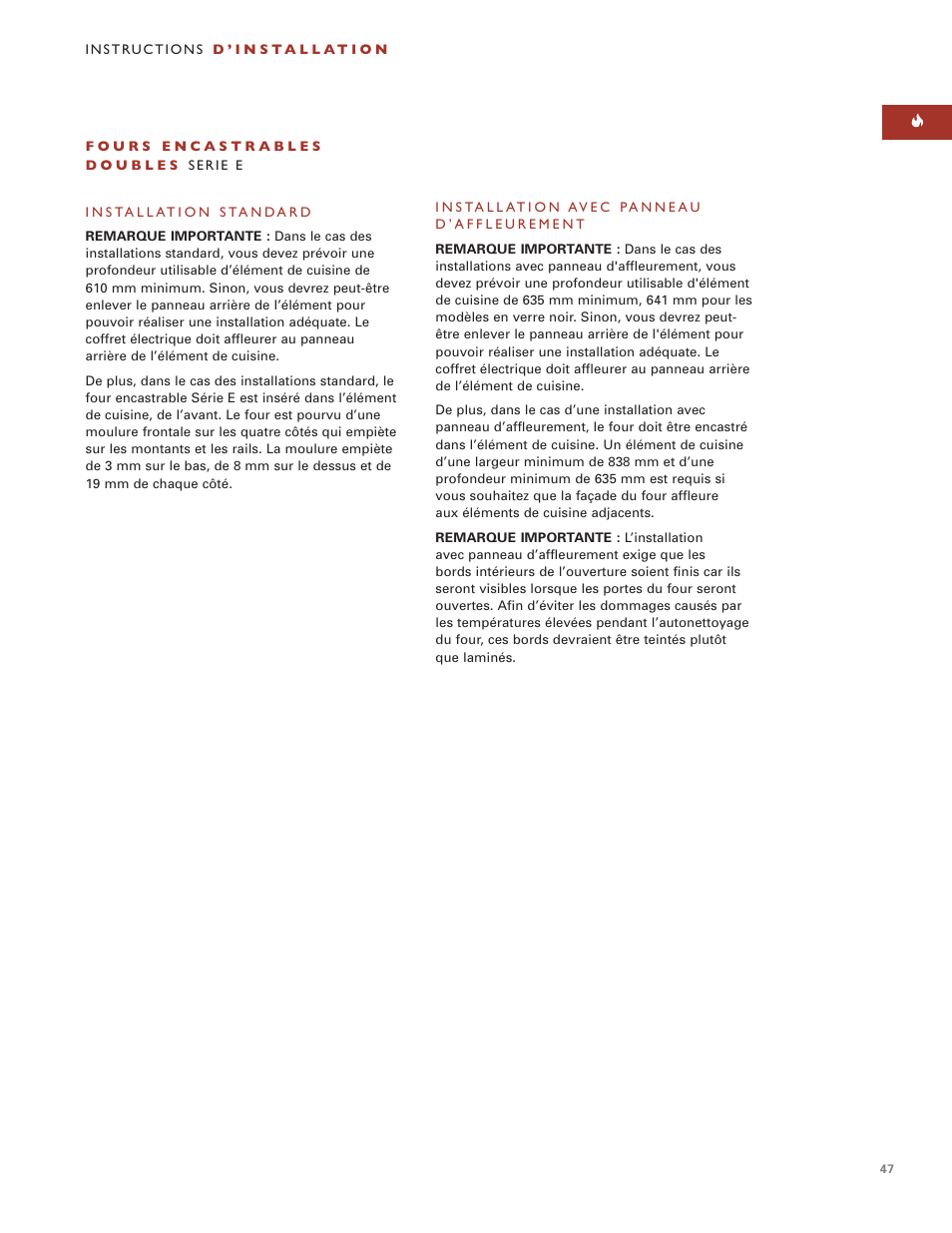 Wolf BUILT-IN OVENS E SERIES User Manual | Page 46 / 93