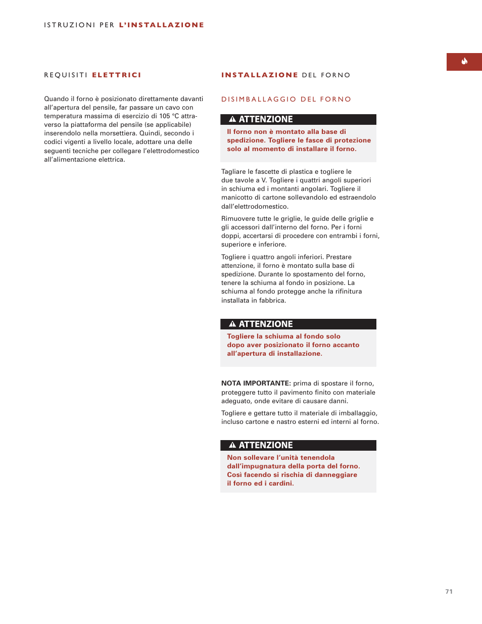 Wolf BUILT-IN OVENS E SERIES User Manual | Page 70 / 93