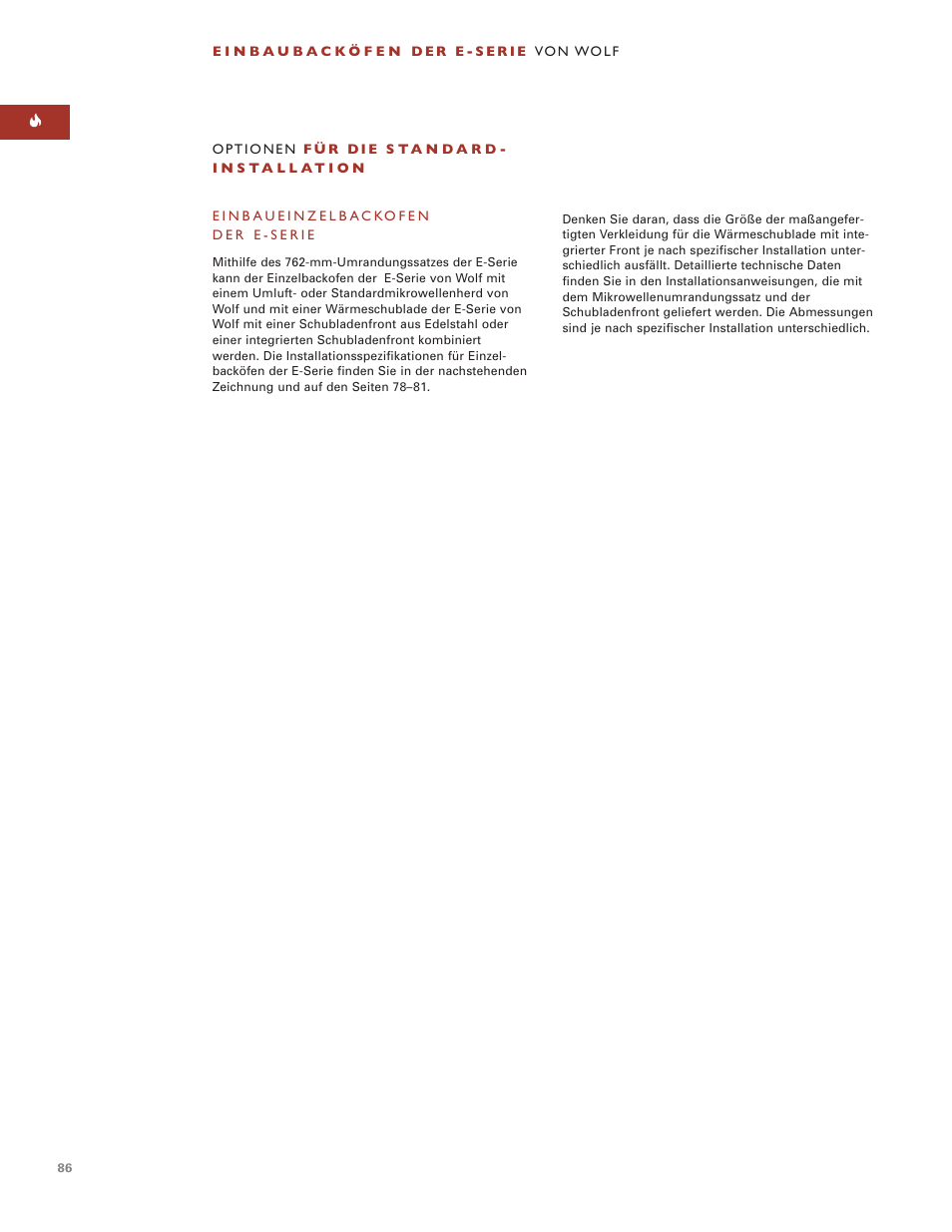 Wolf BUILT-IN OVENS E SERIES User Manual | Page 85 / 93