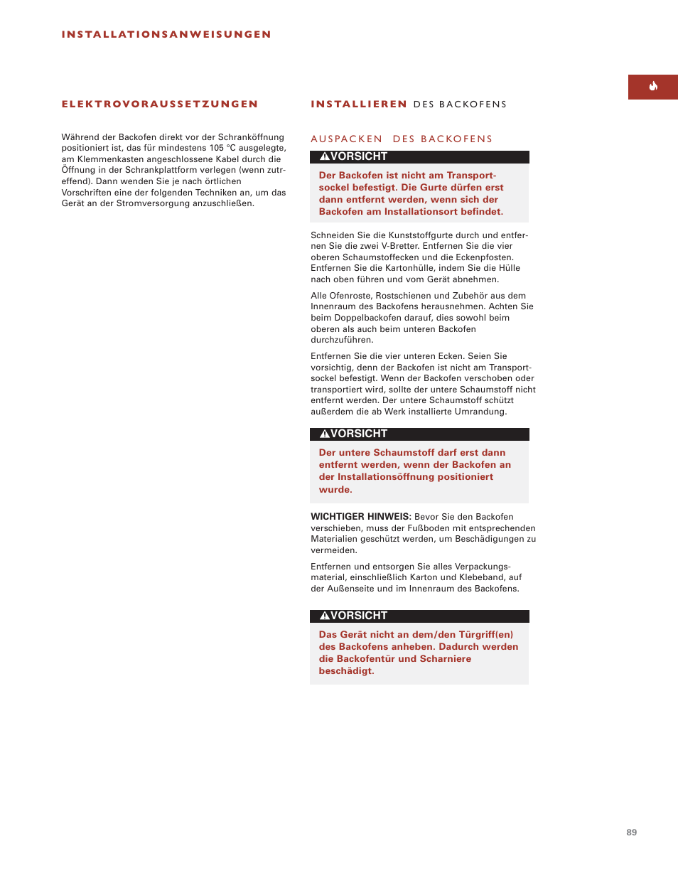 Wolf BUILT-IN OVENS E SERIES User Manual | Page 88 / 93