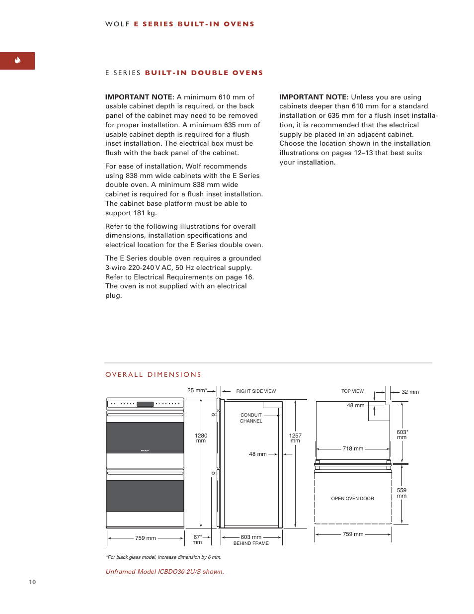 Wolf BUILT-IN OVENS E SERIES User Manual | Page 9 / 93