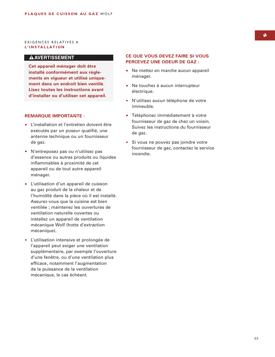 Wolf ICBCT15G User Manual | Page 33 / 74