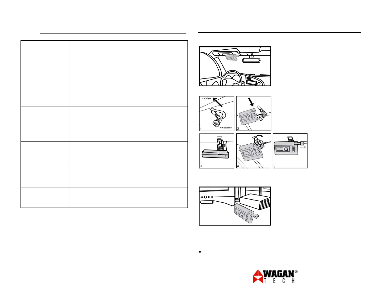 Bluetooth wireless handsfree car kit | Wagan Bluetooth wireless handsfree car kit 2444 User Manual | Page 5 / 6