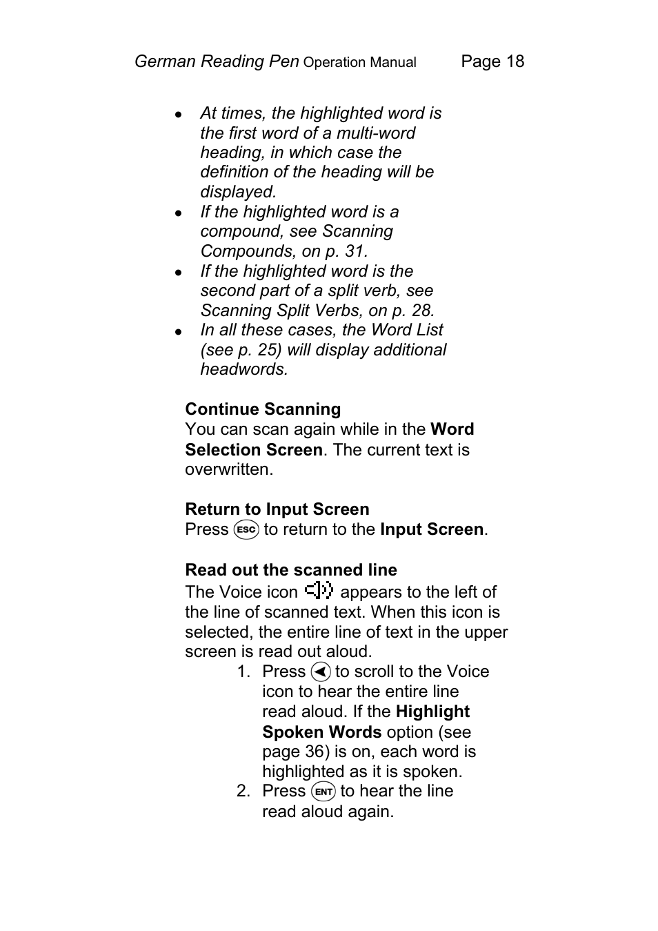Wizcom Pen Scanner User Manual | Page 18 / 59