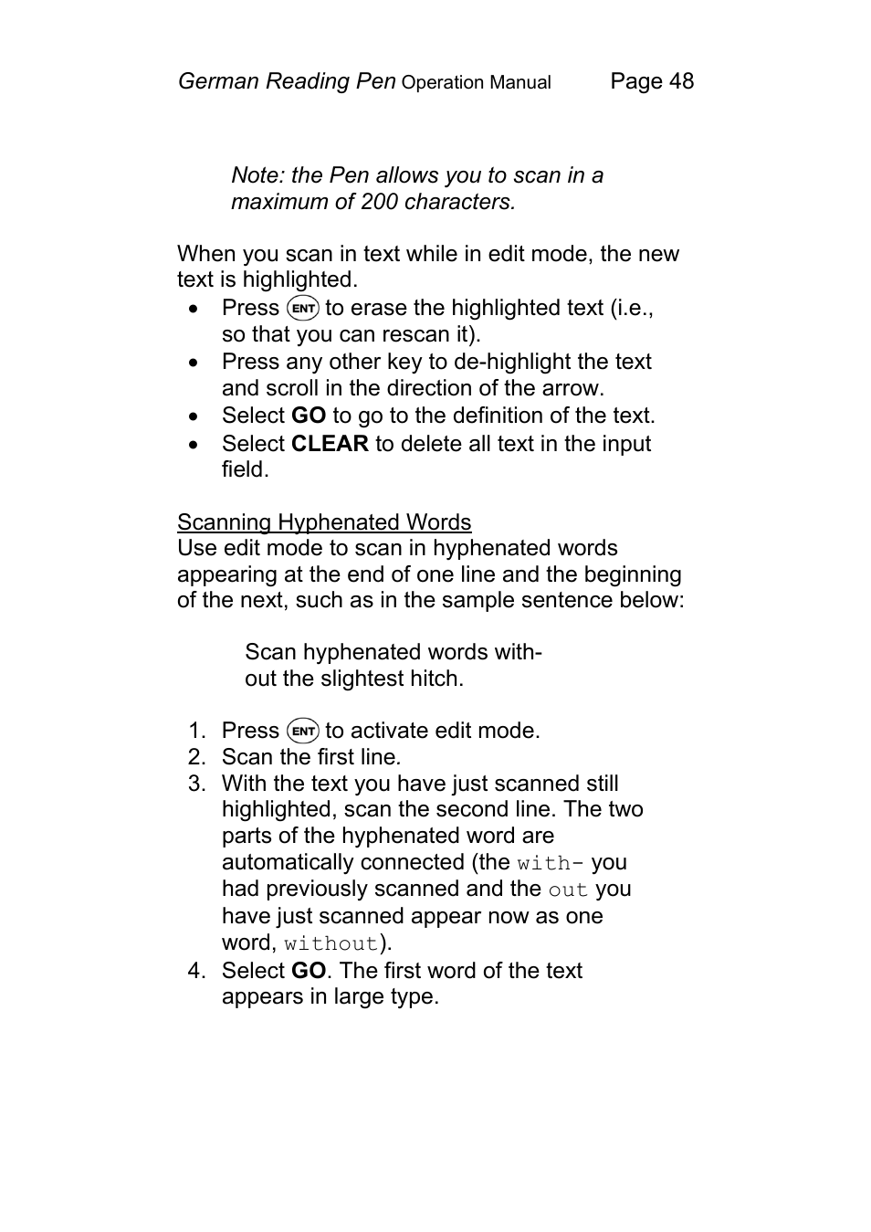 Wizcom Pen Scanner User Manual | Page 48 / 59