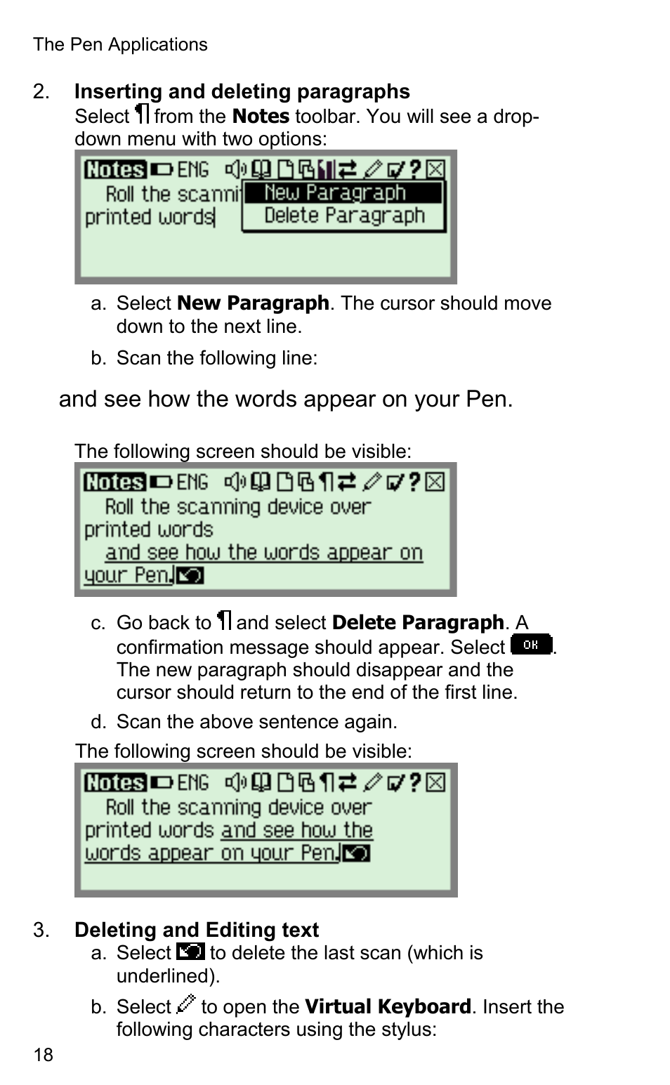 And see how the words appear on your pen | Wizcom InfoScan TS Elite User Manual | Page 20 / 46