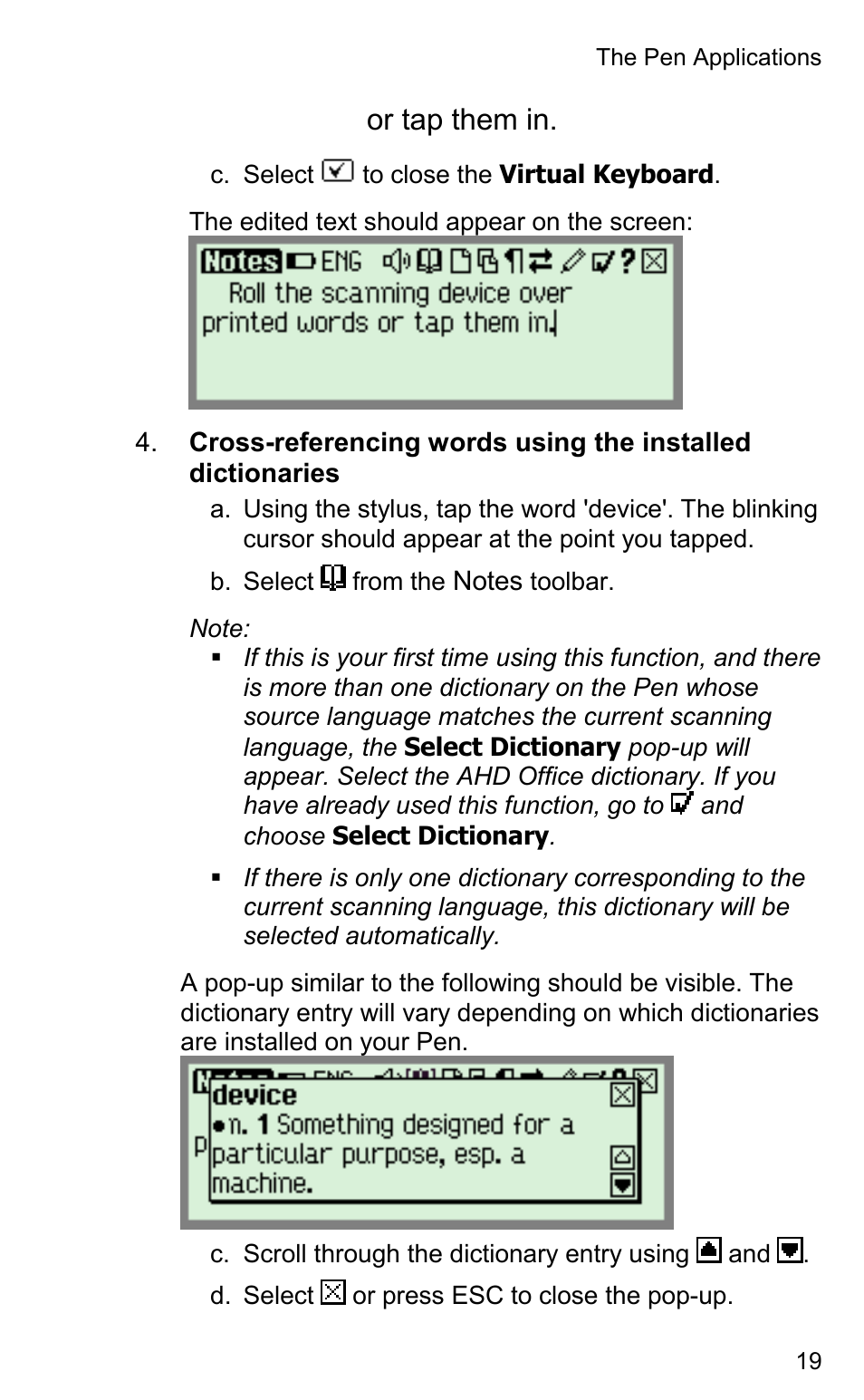 Or tap them in | Wizcom InfoScan TS Elite User Manual | Page 21 / 46