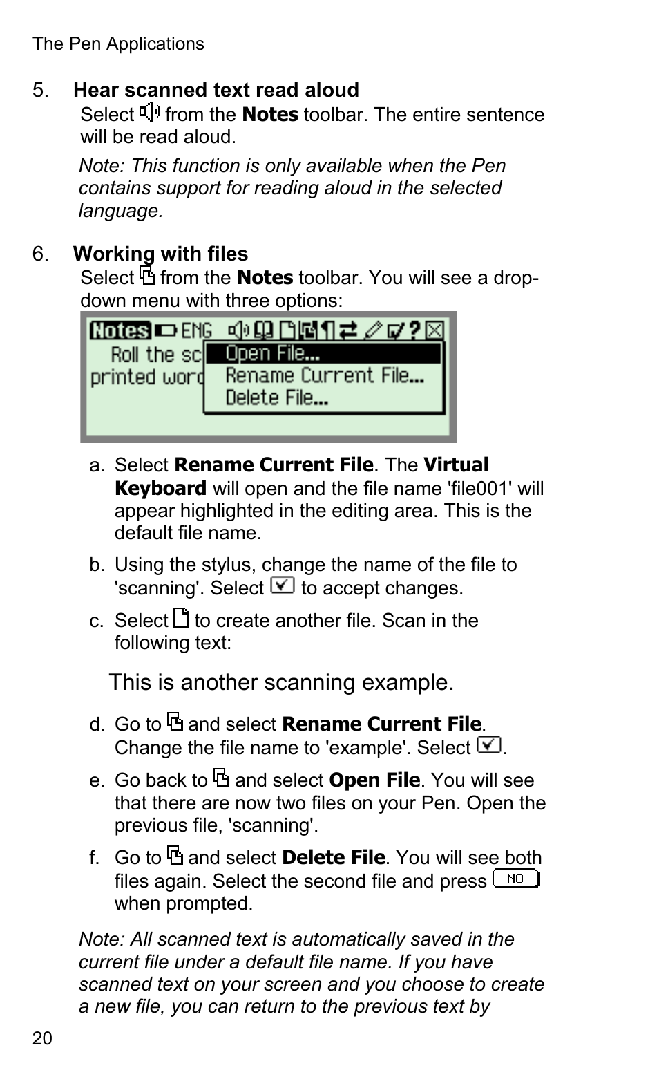 This is another scanning example | Wizcom InfoScan TS Elite User Manual | Page 22 / 46