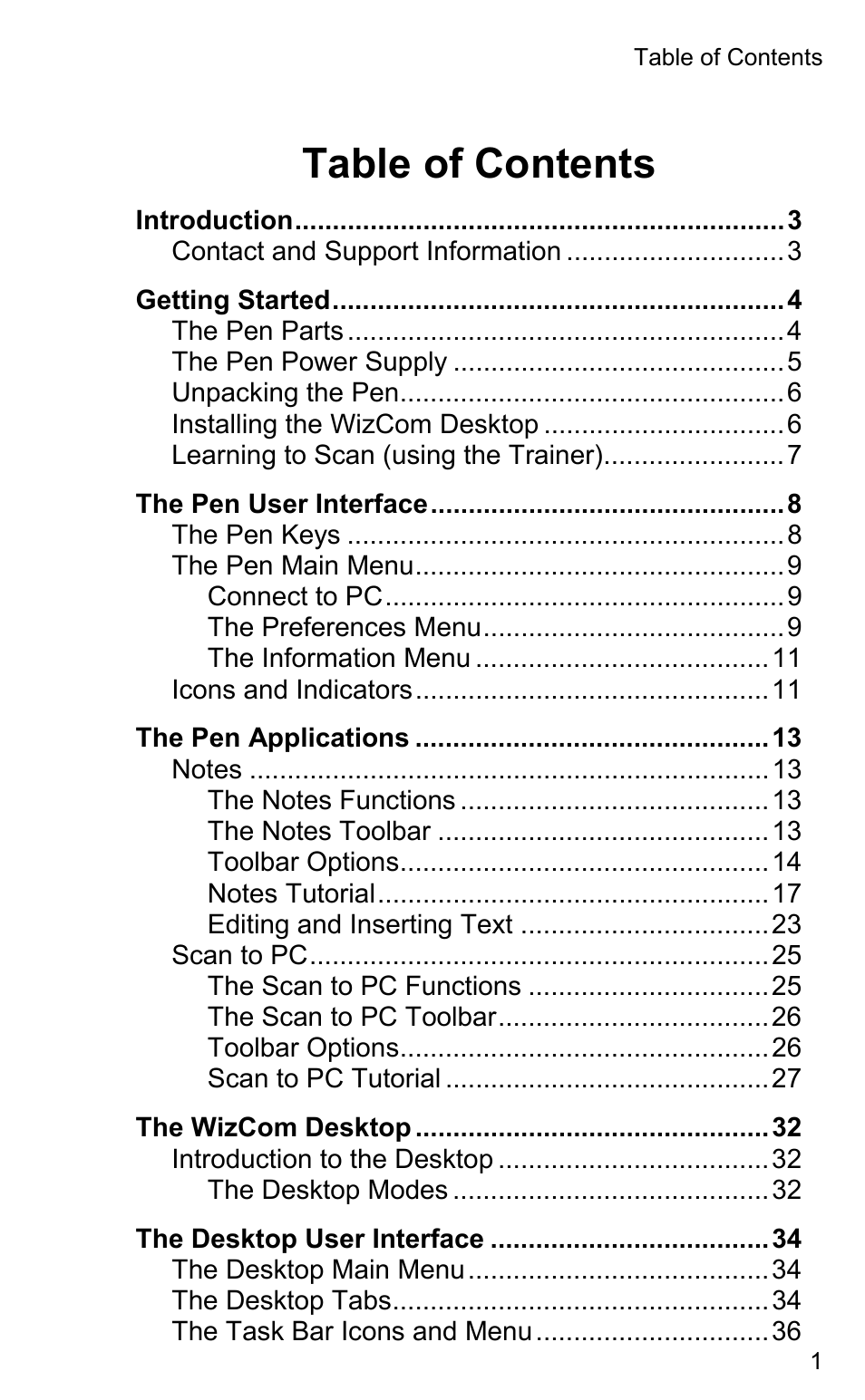 Wizcom InfoScan TS Elite User Manual | Page 3 / 46