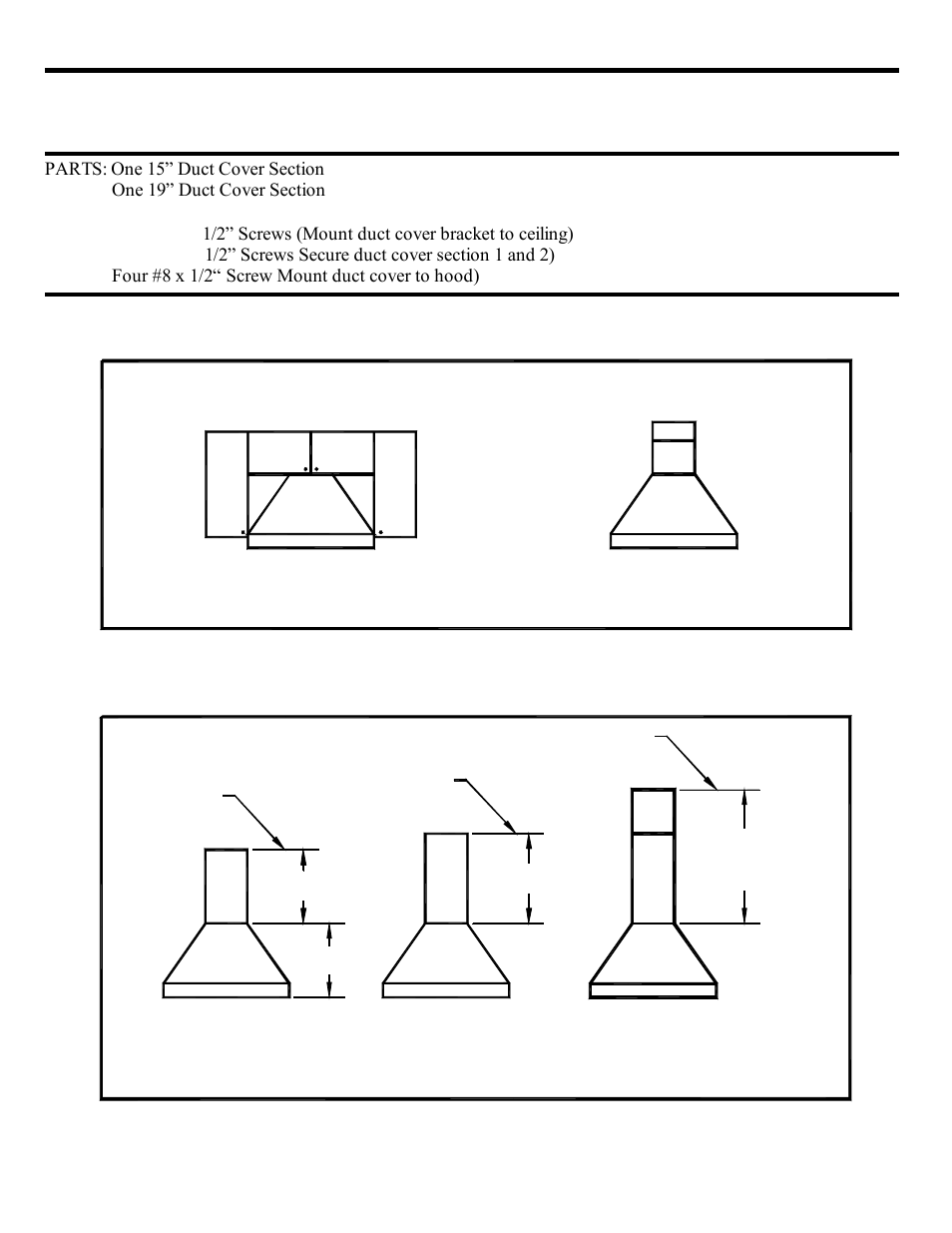 Duct cover installation instruction for wpn models | Wind Crest WPN User Manual | Page 4 / 7