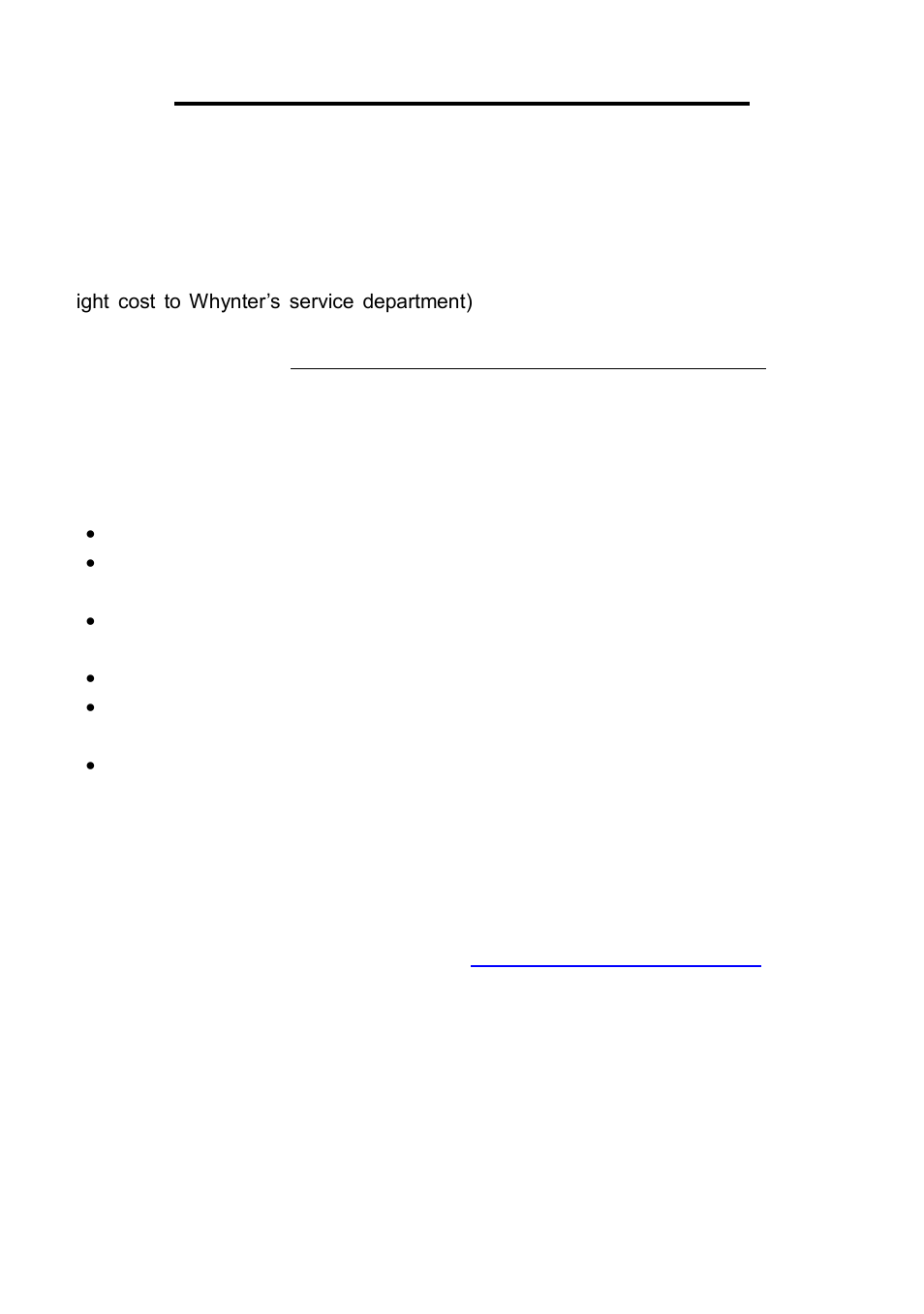 One year limited warranty | Whynter WC-211DZ User Manual | Page 12 / 12