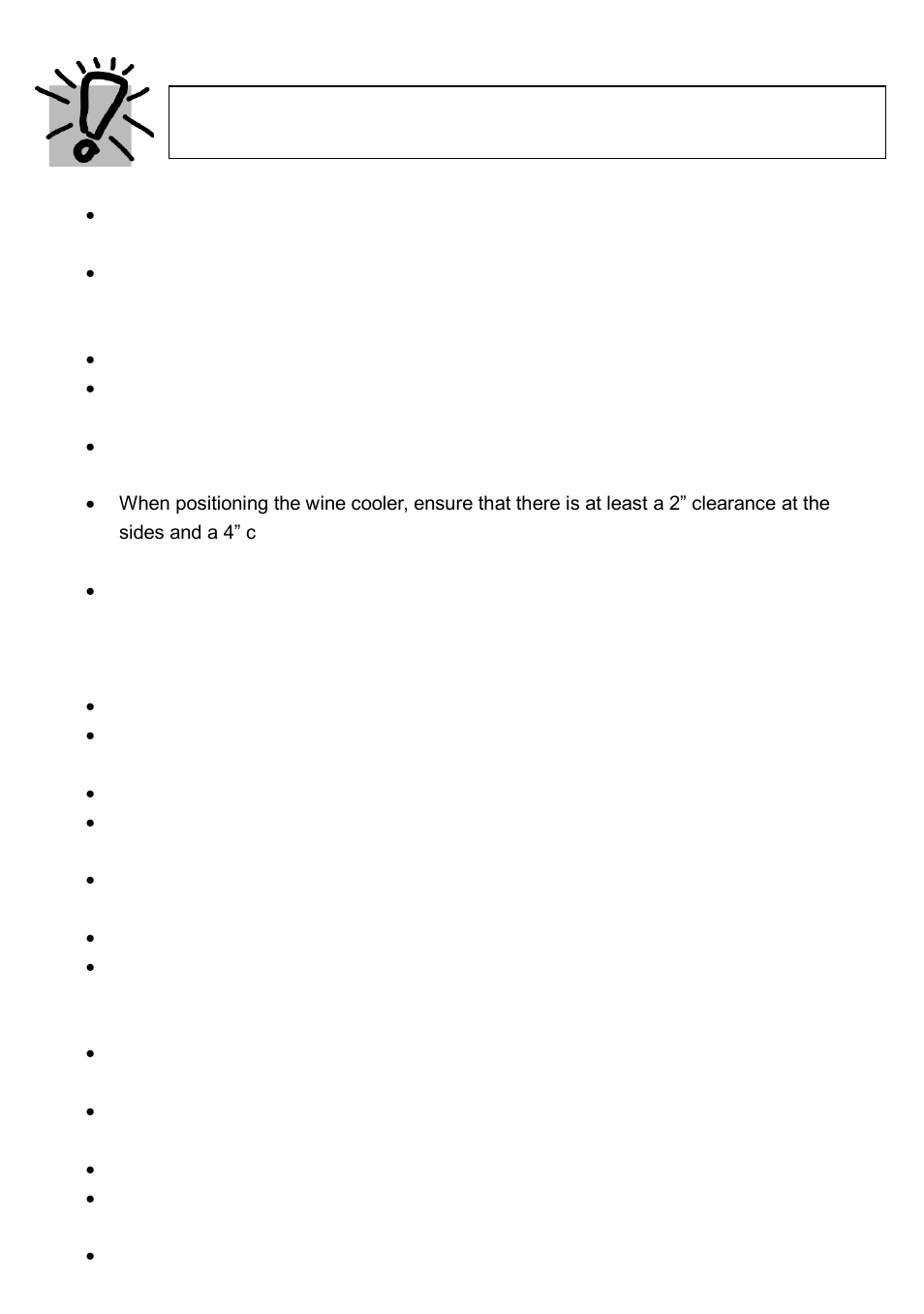 Important safety instructions | Whynter WC-211DZ User Manual | Page 5 / 12