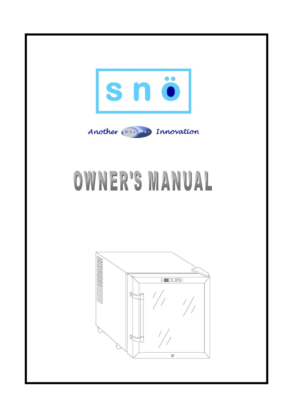 Whynter WC-28S User Manual | 8 pages