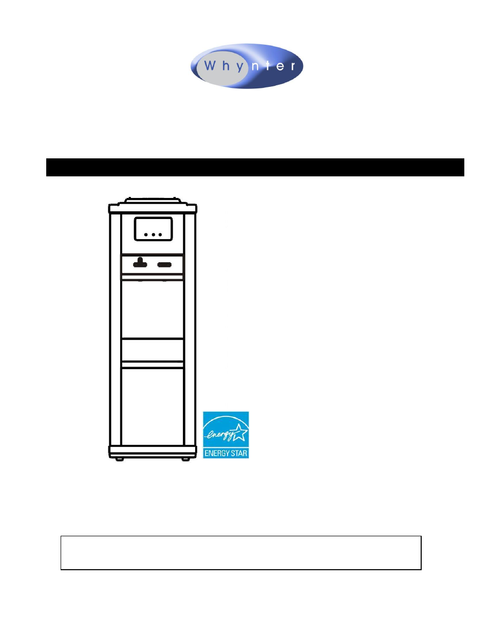 Whynter FX-7SB/W User Manual | 9 pages