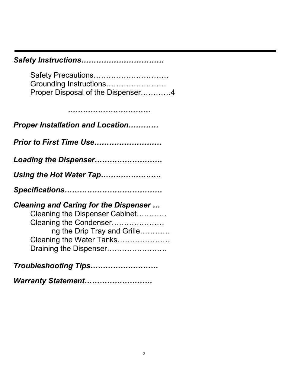 Whynter FX-7SB/W User Manual | Page 2 / 9