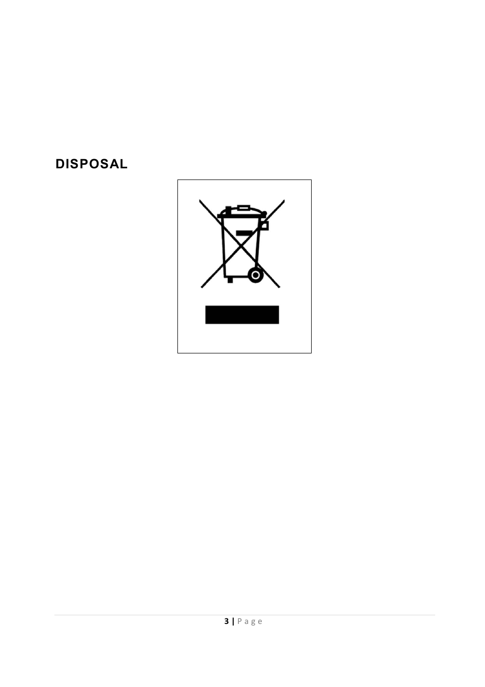 Disposal | Whynter RESIDENTIAL PORTABLE DEHUMIDIER RPD-651W User Manual | Page 3 / 15