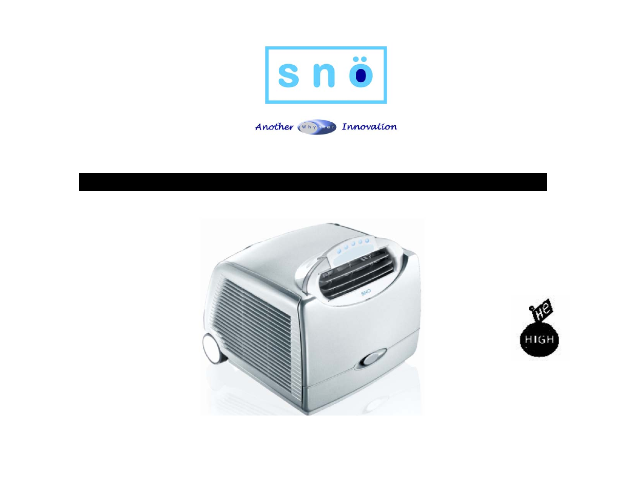 Whynter SNO ARC-13W/S User Manual | 29 pages
