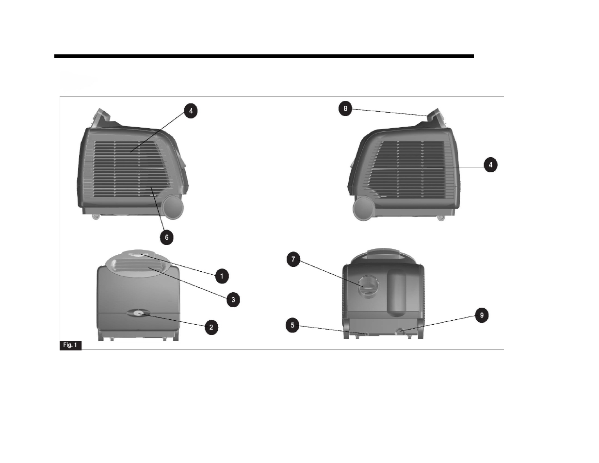 Parts overview | Whynter SNO ARC-13W/S User Manual | Page 3 / 29