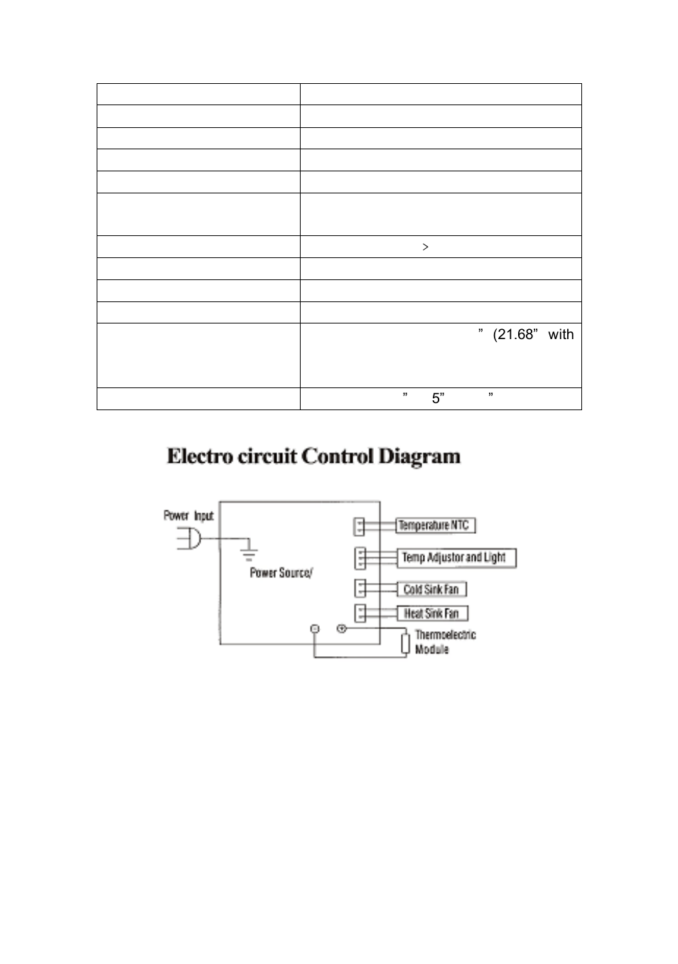 Technical data | Whynter WC-321DD User Manual | Page 4 / 12